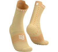 Chaussettes compressport pro racing v4 0 trail jaune orange