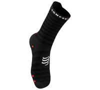Chaussettes Compressport Pro Racing v4.0 Ultralight Run High noir rouge - T3