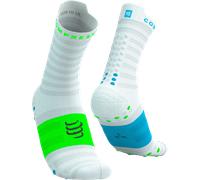 Compressport Pro Racing Socks v4.0 Ultralight Run High Chaussettes T2 Blanc