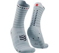 Compressport Pro Racing Socks v4.0 Ultralight Run High Chaussettes T4 Blanc