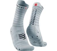COMPRESSPORT Pro Racing Socks V4.0 Ultralight Run High - Homme - Blanc - taille 35-38- modèle 2026
