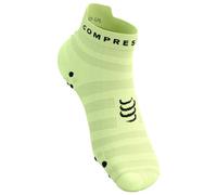 Compressport - Pro Racing Socks V4.0 Ultralight Run Low - Chaussettes de running - T4 - EU: 45-48 - shadow lime / black