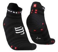Chaussettes Compressport Pro Racing v4.0 Ultralight Run Low noir rouge - T3