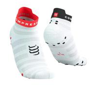 Chaussettes Compressport Pro Racing v4.0 Ultralight Run Low noir rouge - T3