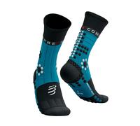 COMPRESSPORT Pro Racing Socks Winter Trail - Homme - Bleu / Noir - taille 35-38- modèle 2024