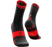 COMPRESSPORT Pro Racing V3 Ultralight Chaussettes de cyclisme S noir/rouge