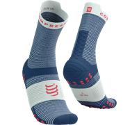 Compressport Pro Racing v4.0 high Chaussettes T2 Bleu