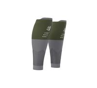 COMPRESSPORT R2v2 Manchon de mollet unisexe adulte RF Green/Steel Grey (Multicolore), 34-38 cm