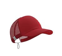 Compressport Casquette Racing Trucker – Ultra légère, séchage rapide – Rouge TU