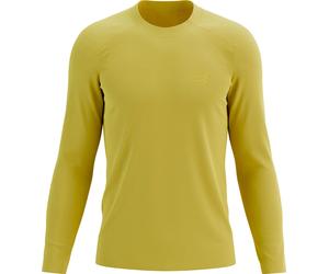 Compressport - T-shirt de trail/running - Performance Ls Tshirt M Ceylon Yellow pour Homme - Taille S - Jaune Jaune S