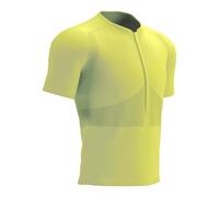 Compressport Trail Half-Zip Fitted Short Sleeve Top Homme Vert - T-shirts de running hommes XL