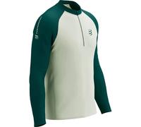 Compressport Trail Half Zip Long Sleeve Tshirt Homme Vert - Maillots de running hommes S