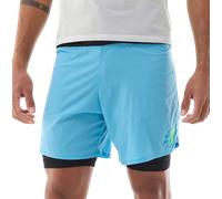 Compressport TRAIL RACING 2-IN-1 SHORT M Shorts L Bleu