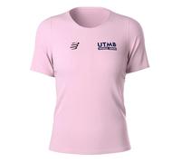 T-shirt Compressport Training UTMB 2025 manches courtes rose femme - XS