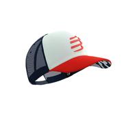 Casquette compressport trucker bleu blanc rouge