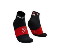 Compressport - Ultra Trail Low Socks - Chaussettes de running - T2 - EU 39-41 - black / red
