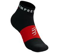 Chaussettes compressport ultra trail socks v2 0 low noir rouge