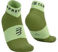 Chaussettes Compressport Ultra Trail Low vert kaki - T2