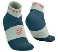 COMPRESSPORT Ultra Trail Low Socks - Mixte - Vert / Bleu - taille 35-38- modèle 2025