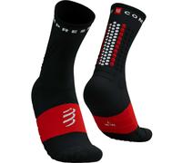 COMPRESSPORT Ultra Trail Socks V2.0 - Mixte - Noir / Rouge - taille 45/48- modèle 2026