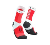 Chaussettes Compressport Ultra Trail v2.0 rouge blanc noir - T2