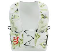 Gilet d'hydratation Compressport UltRun Evo 10L blanc vert - L