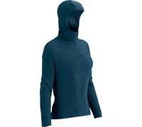 Veste impermeable compressport tempest waterproof bleu femme