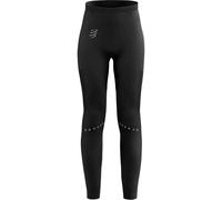 Collant femme compressport winter running legging noir