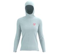 Compressport - Women's Hurricane Waterproof 10/10 Jacket - Veste de running - L - grey dawn / fluo red