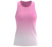 Compressport - Women's Performance Singlet - T-shirt de running - L - begonia / white