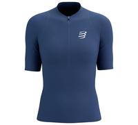 T-shirt Compressport Trail Racing Postural manches courtes bleu indigo femme - L