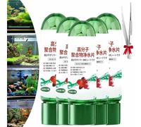 Comprimé De Purification De l'eau Aquarium Puissant,CompriméS Portables De Purification De l'eau pour Aquarium,Retirer Toutes Sortes De Turbidité De l'eau De PêChec (5 pièces/Taille Unique-2)