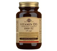 Comprimés À Mâcher Solgar Vitamine D3 1000 IU (25 µg) (100) DLU 06/2028