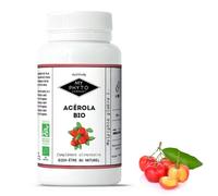 Comprimés Acérola - 1000 Mg Bio Ab - 100% Pures Et Naturelles - My Cosmetik - Pillulier Moyenne Taille - 60 Gélules