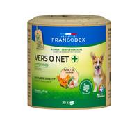 Comprimés anti-parasites - FRANCODEX - VERS O NET + - 30 comprimés - Pour chiots et petits chiens - 720 mg