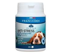 Comprimés Anti-Stress - Chien et Chat - 60 Comprimés - Vitamines et Oligo-éléments - Calme l'Anxiété