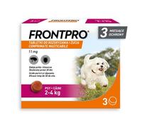 Comprimés antiparasitaires pour chiens - Boehringer Ingelheim - 2-4 kg - 3x11 mg - Protection contre puces et tiques