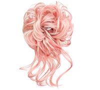 Comprimés de cheveux pour femmes 3 pcs Messy Bun Morceau De Cheveux Femmes Ébouriffés Chignons Extension Élastique Bande De Cheveux Morceaux De Cheveux Bouclés Chignon Bande de cheveux(Y350)