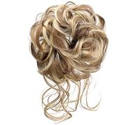 Comprimés de cheveux pour femmes 3 pièces chignon désordonné postiche postiche bouclé ondulé désordonné synthétique ébouriffé accessoires ensemble for les femmes for un usage quotidien Bande de cheveu