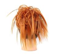 Comprimés de cheveux pour femmes Hair Buns Hair Piece Tousled Updo Curly Messy Bun Extension de cheveux Synthétique Wavy Scrunchies Chignon avec élastique en caoutchouc Postiche for femme Bande de che