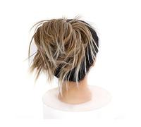 Comprimés de cheveux pour femmes Messy Bun Hair Piece Extension de cheveux avec bande élastique Tousled Updo Wavy Bun Extensions Extensions de cheveux synthétiques Chignons Postiche for femme Bande de