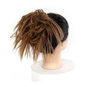 Comprimés de cheveux pour femmes Messy Bun Hair Piece Extension de cheveux avec bande élastique Tousled Updo Wavy Bun Extensions Extensions de cheveux synthétiques Chignons Postiche for femme Bande de