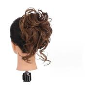 Comprimés de cheveux pour femmes Messy Bun Hair Piece, Messy Hair Bun Claw Clip Scrunchies for Women Tousled Updo Synthétique Wavy Curly Chignon Ponytail Hairpiece for Daily Wear Bande de cheveux(009)