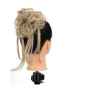 Comprimés de cheveux pour femmes Messy Bun Hair Piece, Super Long Tousled Updo Hair Buns Extension Wavy Chouchou Queue de Cheval Postiches avec Bande de Cheveux Élastique for Femmes Filles Bande de ch