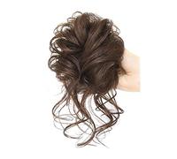Comprimés de cheveux pour femmes Messy Bun Hair Piece, Synthétique Tousled Updo Hair Buns Extension Elastic Hair Band Hair Pieces Curly Chignon Donut Scrunchie for Women Bande de cheveux(13)