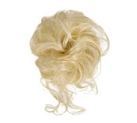 Comprimés de cheveux pour femmes Messy Bun Hair Piece, Synthétique Tousled Updo Hair Buns Extension Elastic Hair Band Hair Pieces Curly Chignon Donut Scrunchie for Women Bande de cheveux(17)