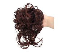 Comprimés de cheveux pour femmes Messy Bun Hair Piece, Synthétique Tousled Updo Hair Buns Extension Elastic Hair Band Hair Pieces Curly Chignon Donut Scrunchie for Women Bande de cheveux(22)