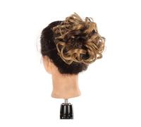 Comprimés de cheveux pour femmes Messy Claw Clip Bun Hair Piece Wavy Curly Hair Bun Clip in Claw Chignon Ponytail Hairpieces Synthetic Tousled Updo Hair Extensions Hairpiece Bande de cheveux(AM10-4)