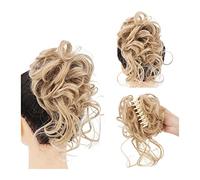 Comprimés de cheveux pour femmes Synthétique Curly Wavy Bun Hair Extension Messy Claw Clip Chignon Hair Bun Curly Wig Claw in Bun Messy Chignons Extensions de cheveux for femmes Bande de cheveux(SW207
