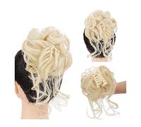 Comprimés de cheveux pour femmes Synthétique Curly Wavy Bun Hair Extension Messy Claw Clip Chignon Hair Bun Curly Wig Claw in Bun Messy Chignons Extensions de cheveux for femmes Bande de cheveux(SW207
